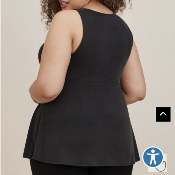 NWOT Torrid Studio Knit Surplice Tank - Picture 2 of 11